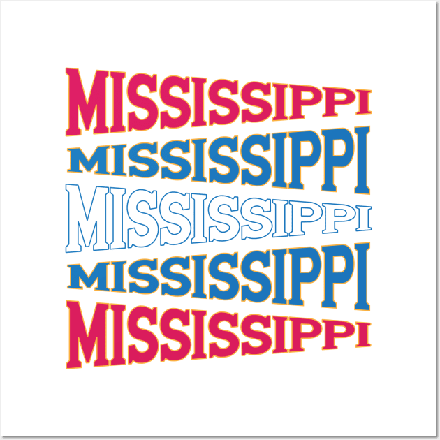 TEXT ART USA MISSISSIPPI Wall Art by LAVA-ROMA-NOVA